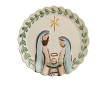 Load image into Gallery viewer, Mud Pie Nativity Round Platter