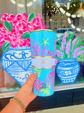 Load image into Gallery viewer, Lilly Pulitzer Tumbler with Straw