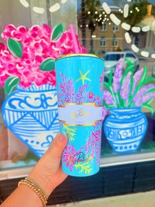 Lilly Pulitzer Tumbler with Straw