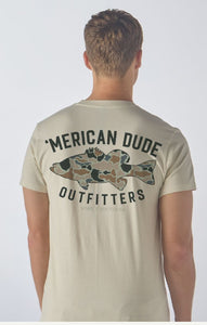 SS Mens Fish Camo Tee