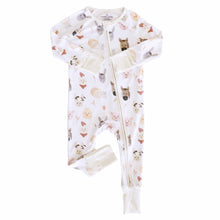 Load image into Gallery viewer, Barnyard Buddies Convertible Zip Romper