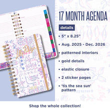 Load image into Gallery viewer, Lilly 17 Month Medium Agenda