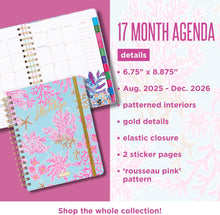Load image into Gallery viewer, Lilly Pulitzer Large 17 Month Agenda