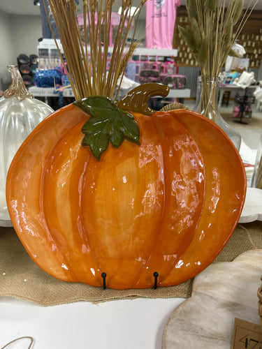 Mud Pie Large Pumpkin Platter