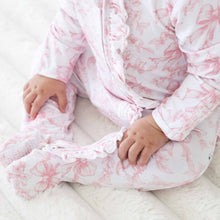Load image into Gallery viewer, Fancy Frills Ruffle Zipper Footie
