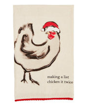 Load image into Gallery viewer, Mud Pie Christmas Farm Animal Pom Towels