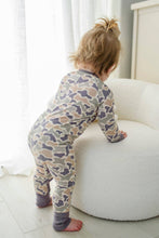 Load image into Gallery viewer, Convertible Bamboo Zip Romper | Camo Cutie