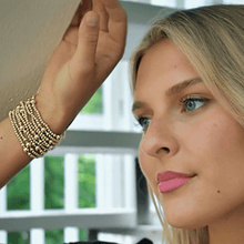 Load image into Gallery viewer, The Charleston 2x4 14k Gold-Filled Beaded Bracelet