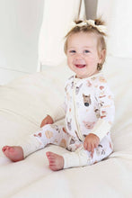 Load image into Gallery viewer, Barnyard Buddies Convertible Zip Romper