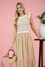 Load image into Gallery viewer, Kayla Sweater Top Midi Dress