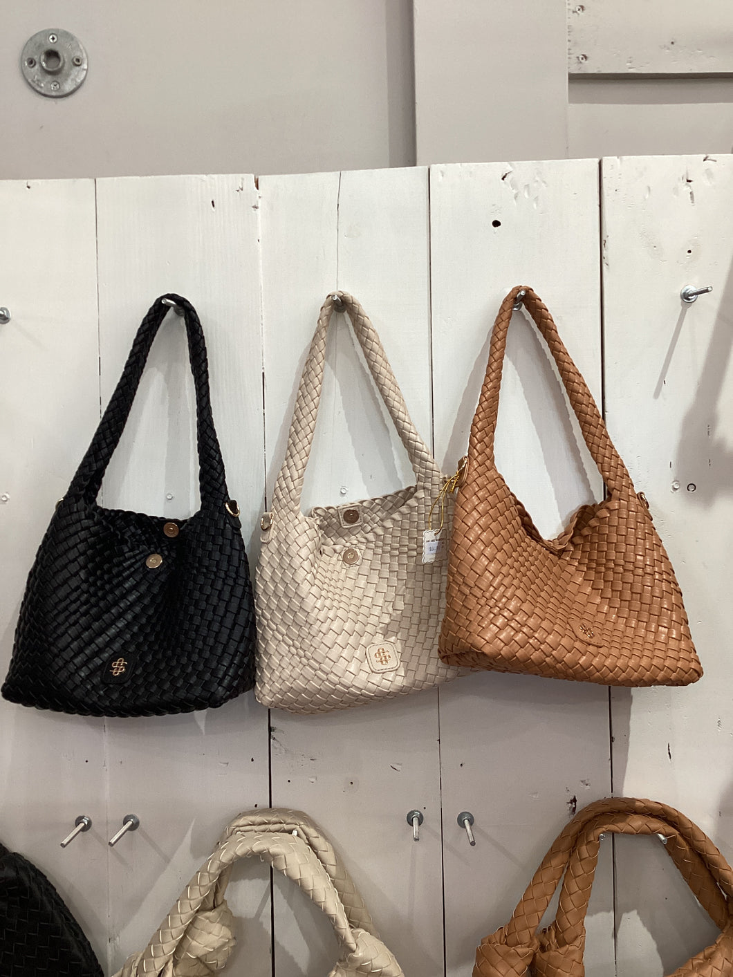 Simply Leather Braid Purse