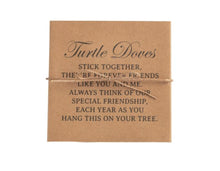 Load image into Gallery viewer, Mud Pie Boxed Turtle Dove Ornament