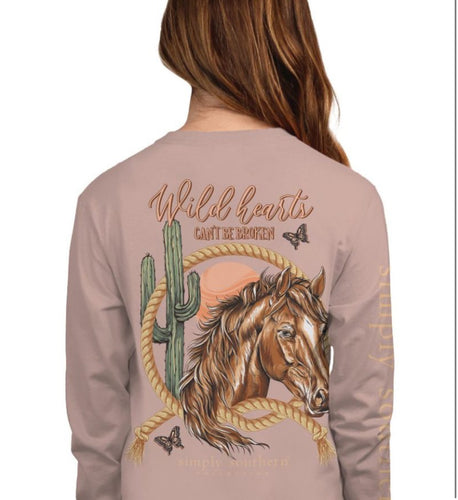 SS Yth Wild Heart Tee