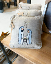 Load image into Gallery viewer, Mud Pie Nativity Mini Pillow