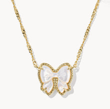 Load image into Gallery viewer, Kendra Scott Haley Bow Short Pendant Necklace