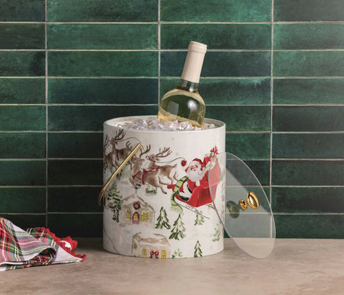 Mud Pie Classic Xmas Ice Bucket