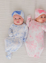 Load image into Gallery viewer, RuffleButts Sleep Gown &amp; Hat Set