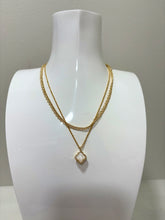 Load image into Gallery viewer, Mallory Rose MLT STR Necklace Gold Ivory MOP