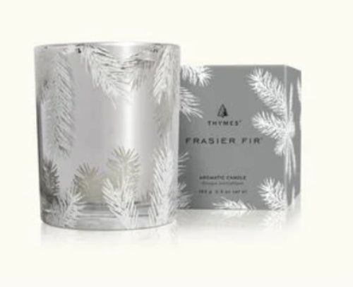 Frasier Fir Medium Flocked Poured Candle