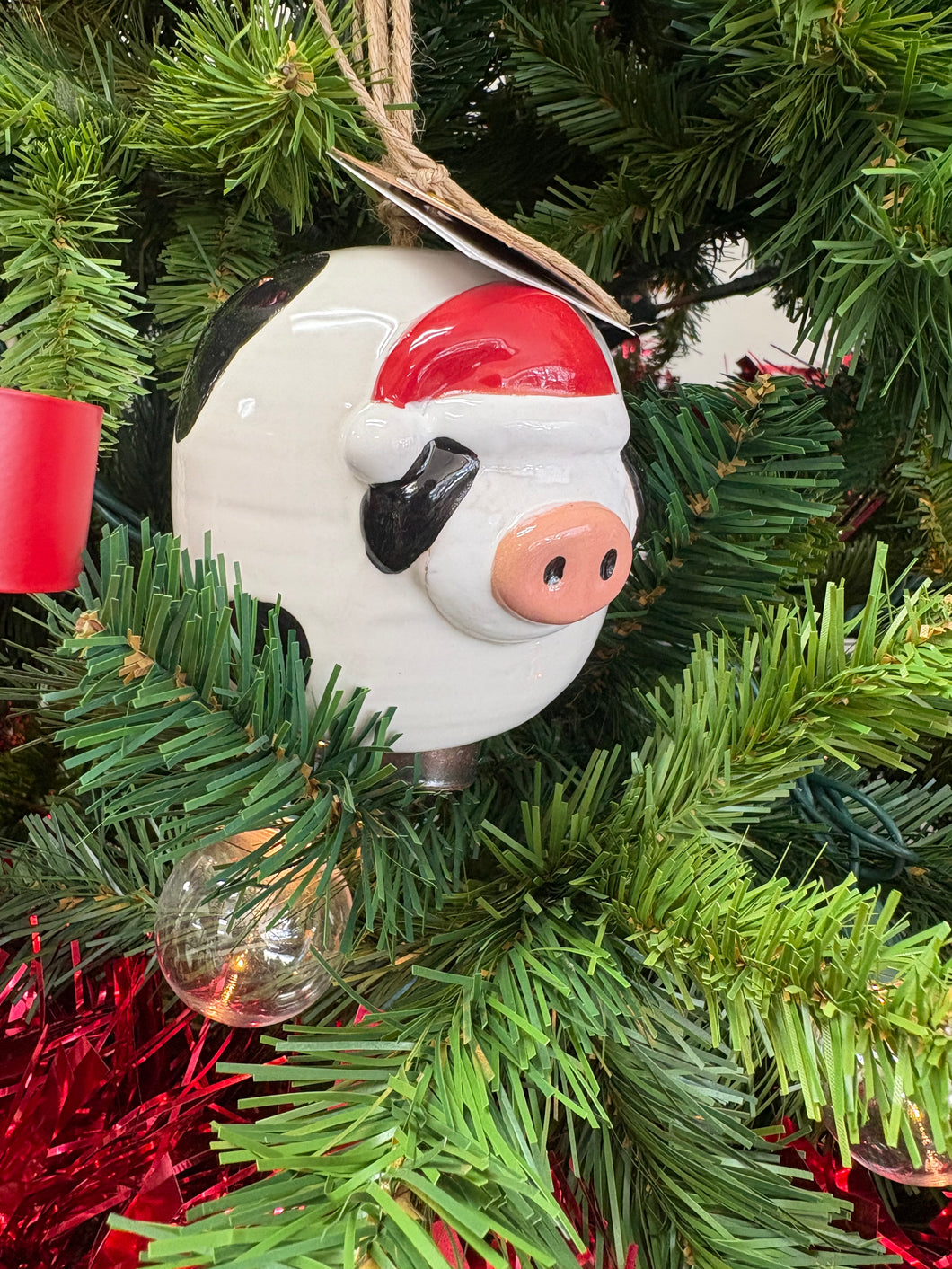 Mud Pie Farm Christmas Ornament