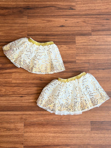 Mud Pie Ivory Sequin Tutu