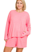 Load image into Gallery viewer, Z Plus Melange L/S Tee Shorts Set