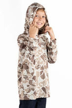 Load image into Gallery viewer, Simply Southern Youth Performance Hoodie - Light Camo