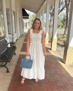 Simply Textured Maxi Dress