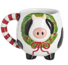 Load image into Gallery viewer, Mud Pie Christmas Farm Animal Mugs
