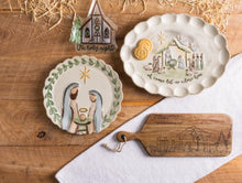 Load image into Gallery viewer, Mud Pie Nativity Round Platter