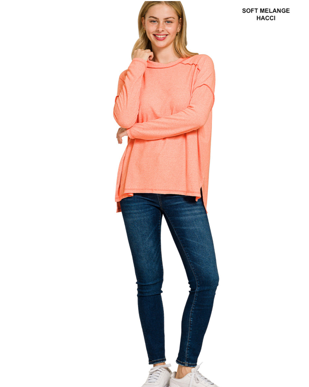 Z Melange Hacci L/S Tee