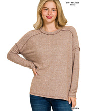 Load image into Gallery viewer, Z Melange Hacci L/S Tee