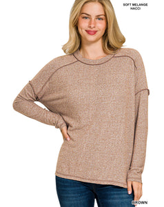 Z Melange Hacci L/S Tee