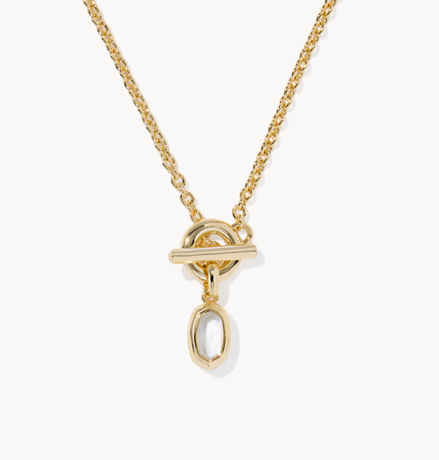 MIni Elisa Toggle Pendant Necklace