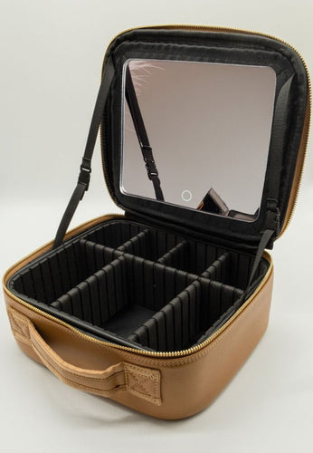 Simply Leather Travel Mirror Case
