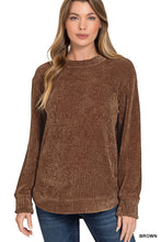 Load image into Gallery viewer, Z Chenille Waffle Sweater