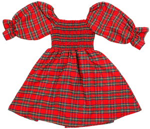 SS Holiday Plaid Dress