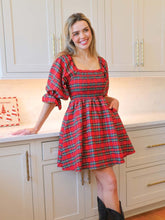 Load image into Gallery viewer, SS Holiday Plaid Dress