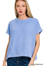 Load image into Gallery viewer, Z Chenille Waffle S/S Sweater