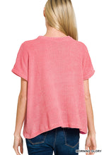 Load image into Gallery viewer, Z Chenille Waffle S/S Sweater