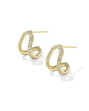 Load image into Gallery viewer, Daphne Pave Huggie Earrings - Kendra Scott
