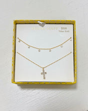 Load image into Gallery viewer, Amelia Cross Necklace Gift Set
