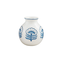 Load image into Gallery viewer, Blue Floral Bud Vases- Mud Pie