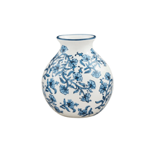 Load image into Gallery viewer, Blue Floral Bud Vases- Mud Pie