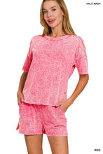 Load image into Gallery viewer, Z Acid Wash Short Set