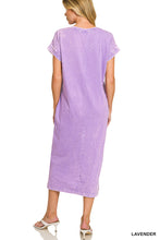Load image into Gallery viewer, Z Washed S/S Midi Dress