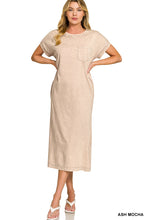 Load image into Gallery viewer, Z Washed S/S Midi Dress