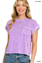Load image into Gallery viewer, Z Acid Wash Cropped Tee