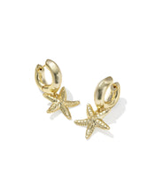 Load image into Gallery viewer, Parker Starfish Gold Huggie | Kendra Scott