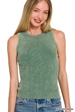 Load image into Gallery viewer, Z Washed Ribbed Sweater Tank